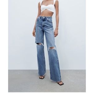 Zara hi-rise jeans